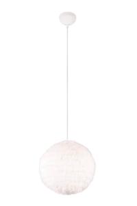 Trio Stoffen hanglamp Furry crème Ø 35cm R31581001