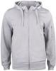 Clique 021014 Basic Active Hoody FZ - Grijsmelange - XXL