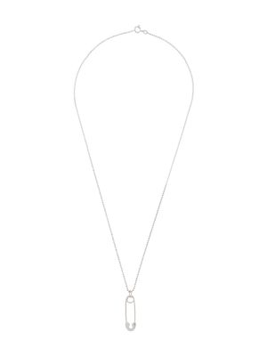 True Rocks collier à pendentif épingle à nourrice - Argent