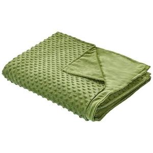 Beliani-CALLISTO-Verzwaringsdeken hoes-Groen-120 x 180 cm-Polyester