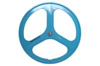 Navigate Tri Spoke Fixed Gear Voorwiel - Blauw Navigate Tri Spoke Fixed Gear Voorwiel - Blauw