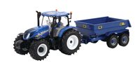 New Holland T6.175 met NC trailer van Britains - schaal 1:32