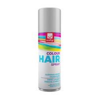 Carnaval haarverf - wit - spuitbus - 125 ml - haarspray   -