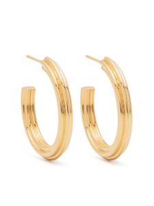 Missoma grandes boucles d'oreilles à design nervuré
