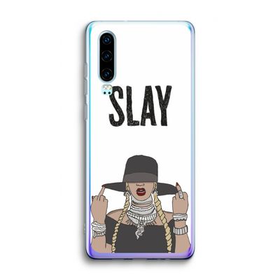 Slay All Day: Huawei P30 Transparant Hoesje