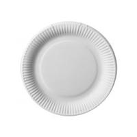 Pure kartonnen borden [100st] - Ø 23 cm - wit - FSC