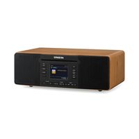 Sangean DDR-66 BT Internetradio met CD-speler Internet, DAB+, FM CD, USB, SD, AUX, Bluetooth, Internetradio Opnamefunctie, Wekfunctie Zwart, Walnoot - thumbnail