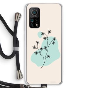 Love your petals: Xiaomi Mi 10T 5G Transparant Hoesje met koord