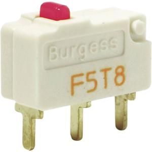 Burgess F5T8UL Microschakelaar F5T8UL 250 V/AC 5 A 1x aan/(aan) IP40 Moment 1 stuk(s)