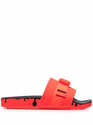 adidas claquettes Pouchylette - Orange