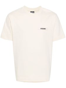 Jacquemus t-shirt Le Gros Grain à logo brodé - Tons neutres