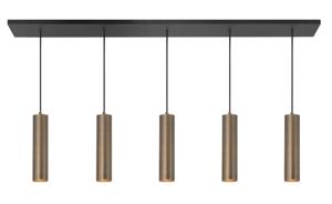 Highlight Eetkamer hanglampPerugia brons - 5x GU10 - H5675.32