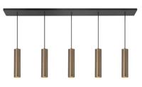 Highlight Eetkamer hanglampPerugia brons - 5x GU10 - H5675.32