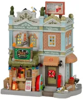 Lemax the juice bar verlicht kersthuisje Plymouth Corners 2021