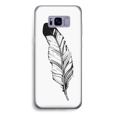 Pluim: Samsung Galaxy S8 Transparant Hoesje