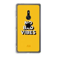 No Bad Vibes: Sony Xperia XZ2 Transparant Hoesje No Bad Vibes: Sony Xperia XZ2 Transparant Hoesje