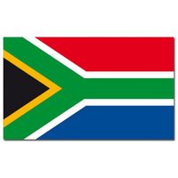 Gevelvlag/vlaggenmast vlag Zuid Afrika 90 x 150 cm   -