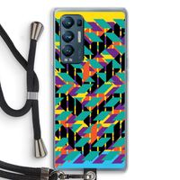 Skew Bee 1: Oppo Find X3 Neo Transparant Hoesje met koord