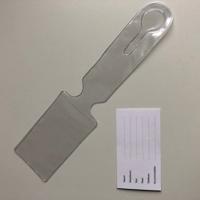 Kofferlabel 55x230mm trans insteek 250st