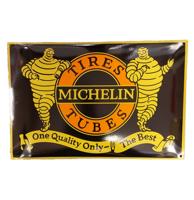 Michelin Vintage Reclame Emaille Bord - 60 x 40cm