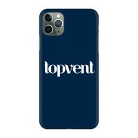 Topvent Navy: Volledig geprint iPhone 11 Pro Max Hoesje