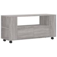 The Living Store TV-meubel - media-kast - 102 x 34.5 x 43 cm - grijs sonoma eiken - thumbnail