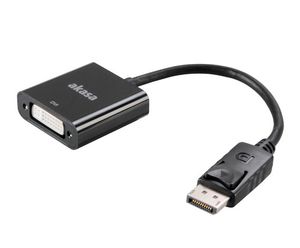 Akasa AK-CBDP05-20BK video kabel adapter Zwart