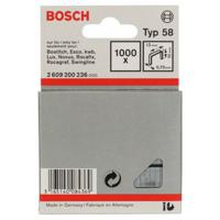 Bosch Accessories 2609200236 Nieten met fijn draad Type 58 1000 stuk(s) Afm. (l x b) 10 mm x 13 mm - thumbnail