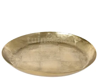 Decoratiebord Metaal Goud 30x30cm
