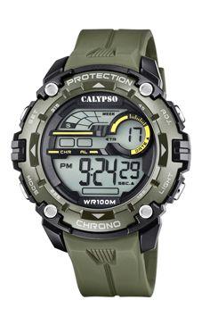 Horlogeband Calypso K5819-1 Rubber Groen