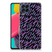 Samsung Galaxy M53 | TPU bumper | Feathers Color