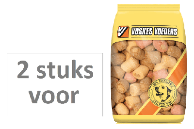 2 stuks! hondenvoer mini merg shapes - Voskes