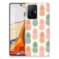 Xiaomi 11T | 11T Pro | Siliconen Case | Ananas