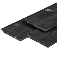 Zweeds rabat Eco Noord-Europees vuren zwart gespoten 1,1/2,2x19,5x300 cm Tuindeco - Tuindeco