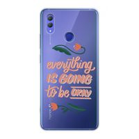 Optimistic flower girl: Honor Note 10 Transparant Hoesje