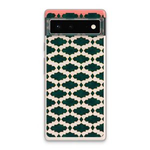 Moroccan tiles: Google Pixel 6 Transparant Hoesje