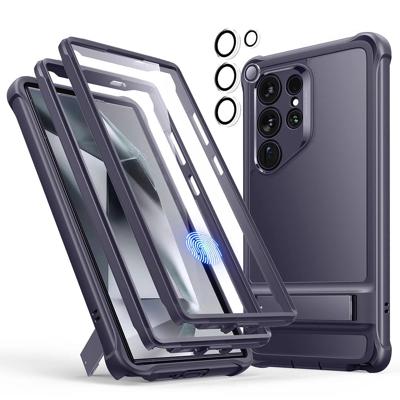 Galaxy S24 Ultra Armor Kickstand Case - Frosted Purple