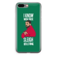 Sleigh Bells Ring: iPhone 8 Plus Transparant Hoesje