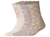 esmara 5 Paar dames sokken (Grijs/beige, 39-42)