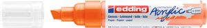 Edding 5000 Acrylic Marker Broad permanente marker Beitelvormige punt Oranje 1 stuk(s)