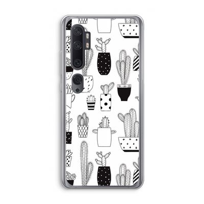 Cactusmotief: Xiaomi Mi Note 10 Transparant Hoesje