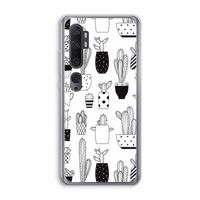 Cactusmotief: Xiaomi Mi Note 10 Transparant Hoesje