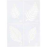 Creativ Company Flexibel sjabloon, bladeren, a4, vel 210x297 mm, 1 stuk