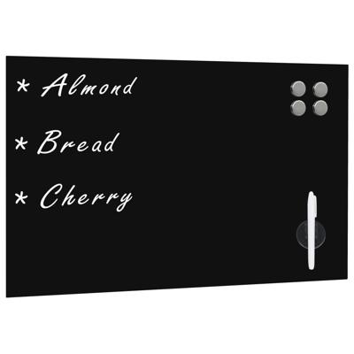 VidaXL Magneetbord wandmontage 50x30 cm glas