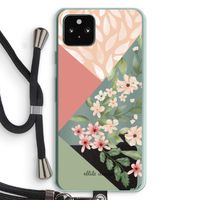 Sweet heaven geometrics: Pixel 5a 5G Transparant Hoesje met koord