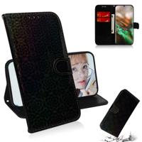 Voor Galaxy Note 10 effen kleur kleurrijke magnetische Buckle horizontale Flip PU lederen draagtas met houder & kaartsleuven & portemonnee & Lanyard (