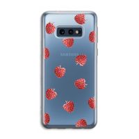 Framboosjes: Samsung Galaxy S10e Transparant Hoesje