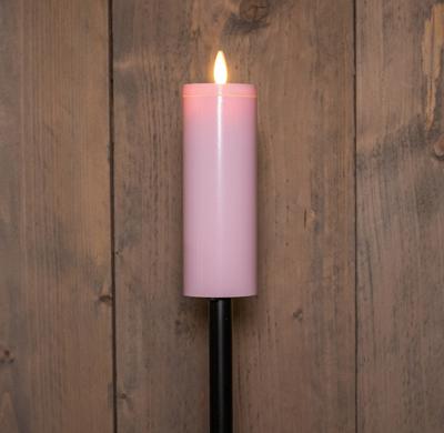 Solar Fakkel Op Steker Licht Roze - Annas collection
