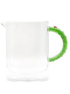 CU I SEEYOU Christmas garland-handle glass pitcher - Blanc