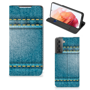 Samsung Galaxy S21 Hippe Standcase Jeans